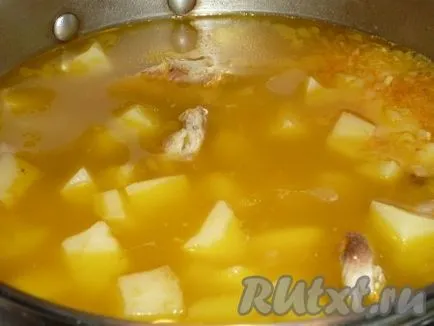 nyúl recept pörkölt burgonyával - recept fotókkal