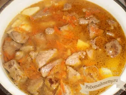 Recept Burgonya pörkölt marhamáj