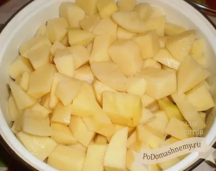 Recept Burgonya pörkölt marhamáj