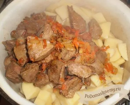 Recept Burgonya pörkölt marhamáj
