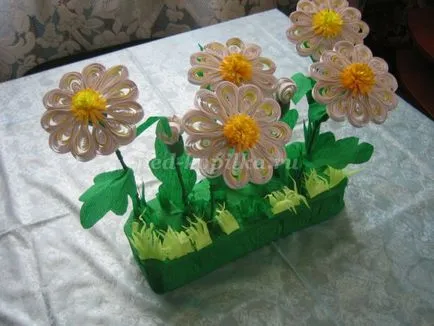 Százszorszépek Quilling technikák