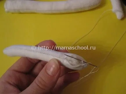 Karácsony angyala a rongyot a kezében, sshitangela karácsonyi workshop