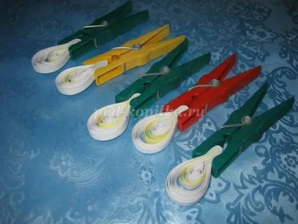 Százszorszépek Quilling technikák