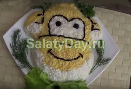 Csirke saláta gombával - ízletes és alkalmasak arra, hogy minden diéta recept fotókkal és videó