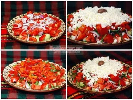 Saláta paprika és paradicsom a legjobb receptek képekkel (padlizsán paradicsom paprika) Saláta paprika és paradicsom a legjobb receptek fotókkal