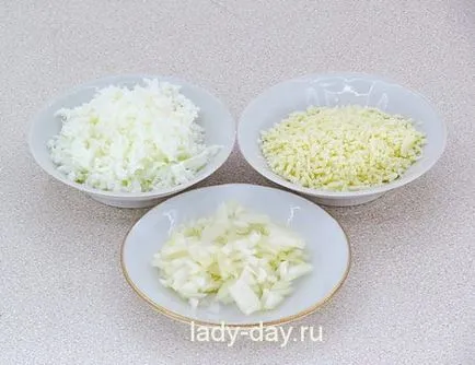Saláta - mimóza - a klasszikus recept konzervek, egyszerű receptek képekkel