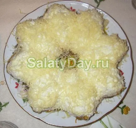 Csirke saláta gombával - ízletes és alkalmasak arra, hogy minden diéta recept fotókkal és videó