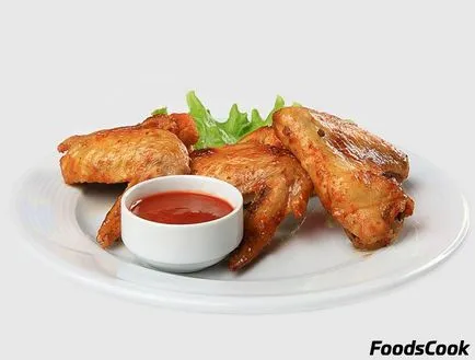 Skewers csirkeszárny - lépésről lépésre recept fotók