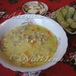 Sajt gombával, olvasztott sajttal recept (recept) Sajt gombával, egy recept olvasztott sajttal