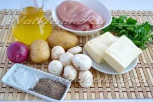 Sajtok gomba leves recept olvasztott sajttal (sajt) Sajt gombával, egy recept olvasztott sajttal
