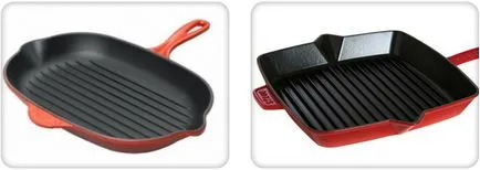 Grill serpenyő, hogyan kell kiválasztani, és készítsen neki, hogy a legjobb felülvizsgálat Tefal, biol, Gipfel és benyújtani