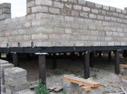 Mennyibe kerül az alapjait egy ház olcsóbb szalag és cölöpalapozással (alapozó) Mennyibe kerül az alapjait egy ház olcsóbb szalag és cölöpalap