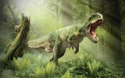 Mortal tyrannosaur Ti-Rex (Tyrannosaurus, T-Rex)