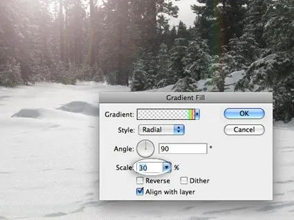Create a nap a semmiből Photoshop