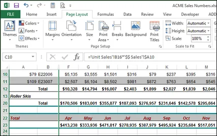 Hogyan lehet elrejteni sejtek excel