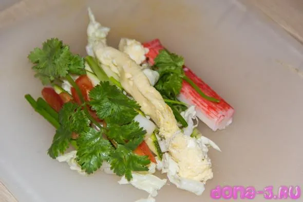 Tavaszi tekercs egy lépésről lépésre recept fényképek otthoni