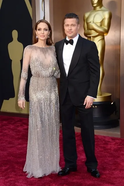 A stílus Angelina Jolie és az ő fényképet divatos ruhák és jelmezek 1986-tól