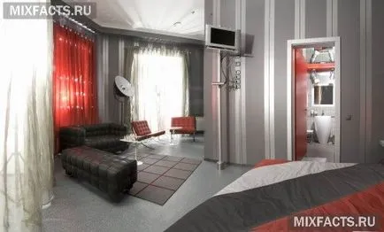 Hi-tech a belső a lakás (fotó)