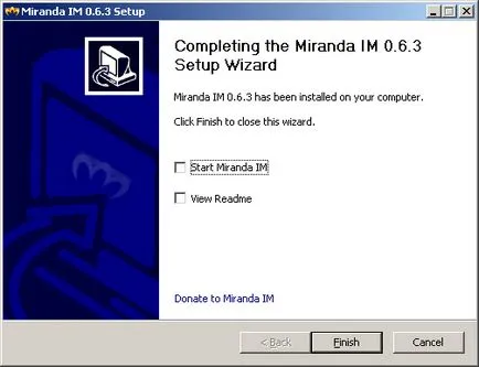 Cikkek - beállítás Miranda IM
