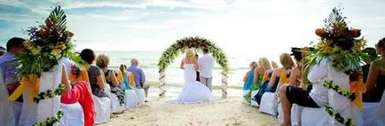 Esküvő a tengerparton ötlet egy nyári lakomát (esküvő) Esküvő a tengerparton ötlet egy nyári ünnepe