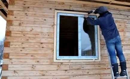 Építése faházak gerendák