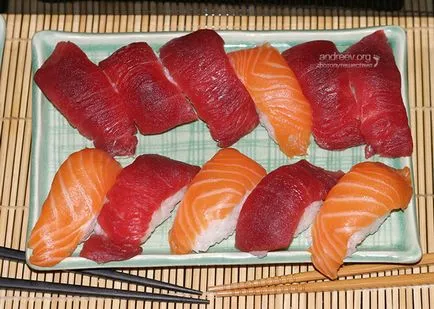 Sushi, hogyan kell főzni otthon utazás fényképes naplót