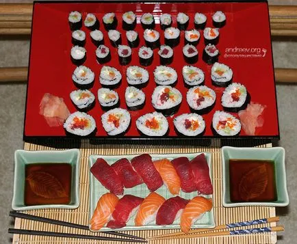 Sushi, hogyan kell főzni otthon utazás fényképes naplót