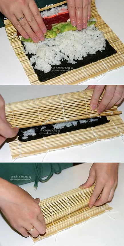 Sushi, hogyan kell főzni otthon utazás fényképes naplót