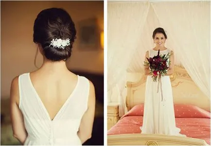 Esküvői csokrok elefántcsont színű a ruha alatt, a kombináció a különböző színek, képek (csokor) Esküvői csokrok elefántcsont színű a ruha alatt, a kombináció a különböző színek, fotók