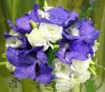 Esküvői csokor orchidea