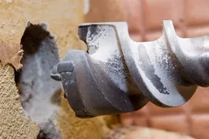 Fúró beton fúró fúró kiválasztása, elrendezése és hibák a munka