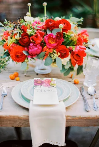 Esküvői asztal 100 tökéletes példája szolgáló
