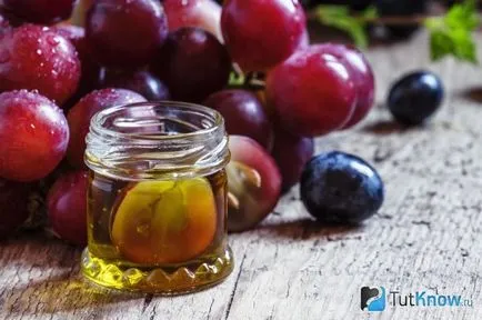 Az ingatlan szőlő olaj kozmetikumok