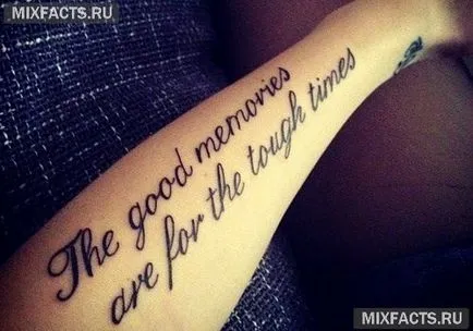 Tattoo viszont betűkkel fordítását (fotó)