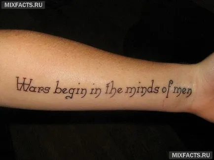 Tattoo viszont betűkkel fordítását (fotó)