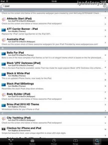Témakörök ipad