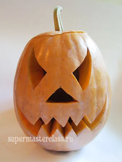 Halloween tök, mint a vágott sütőtök, mesterkurzusokon kézimunka