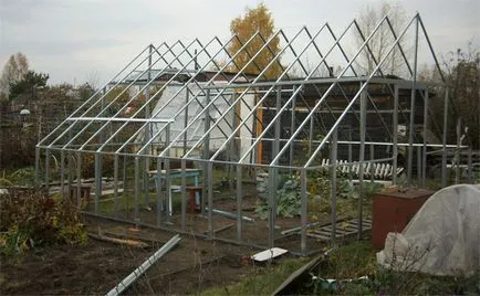 Greenhouse profil saját kezűleg - lépésről lépésre tervrajz!