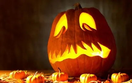 Tök Halloween (55 fotó), hogyan kell vágni a nyaralás, hogy hogyan lehet és a festék, videó