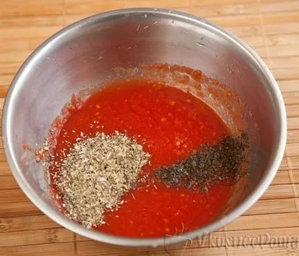 Paradicsomszósz pizza recept fotókkal és Jamie a