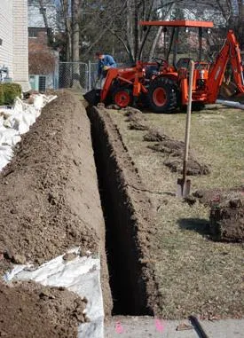 A cső az árokba az érkezés a helyszínre kiválasztása, telepítése saját kezűleg