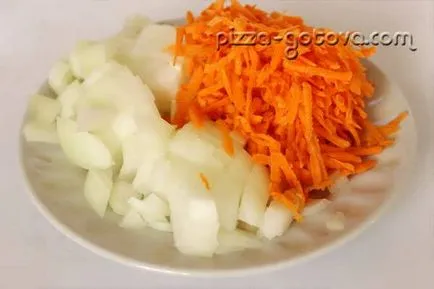 Párolt káposzta csirke - recept fotókkal
