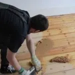 Szóló, a laminált padló egyenetlen - módon bázis összehangolás (durva) Fektetése a laminátumot az egyenetlen padlón - bázis összehangolás módszerek