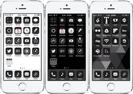 Winterboard csípés lehetővé teszi, hogy a téma az iPhone, iPad vagy iPod touch