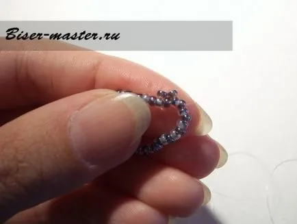 Megtanulják, hogyan kell fonni cabochon lánc kígyó - pezsgő műhelyek