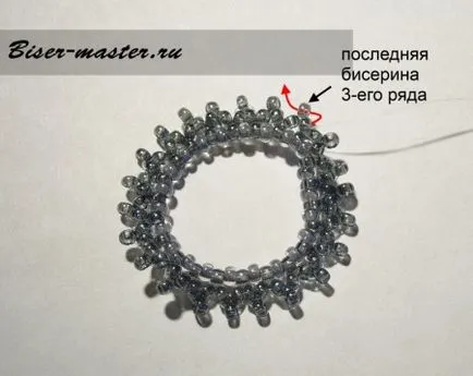 Megtanulják, hogyan kell fonni cabochon lánc kígyó - pezsgő műhelyek