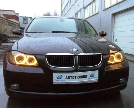 Tuning fényszórók a kezüket, LED-es lámpák, színváltozás (rövid ideig) Tuning fényszórók a kezüket, LED-es lámpák, színváltozás