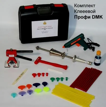 Eltávolítása horpadások festés nélkül kezével