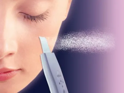 Ultrahangos tisztító az arc előtt és után, az előnyök és hátrányok az ultrahang, a beteg véleménye