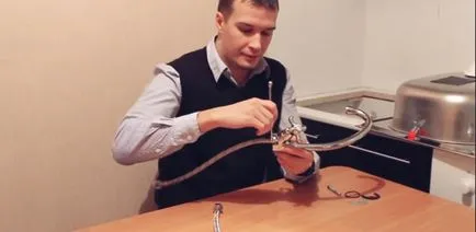 Beállítása mixer a konyhában 5 lépésben (fotókkal és videó)